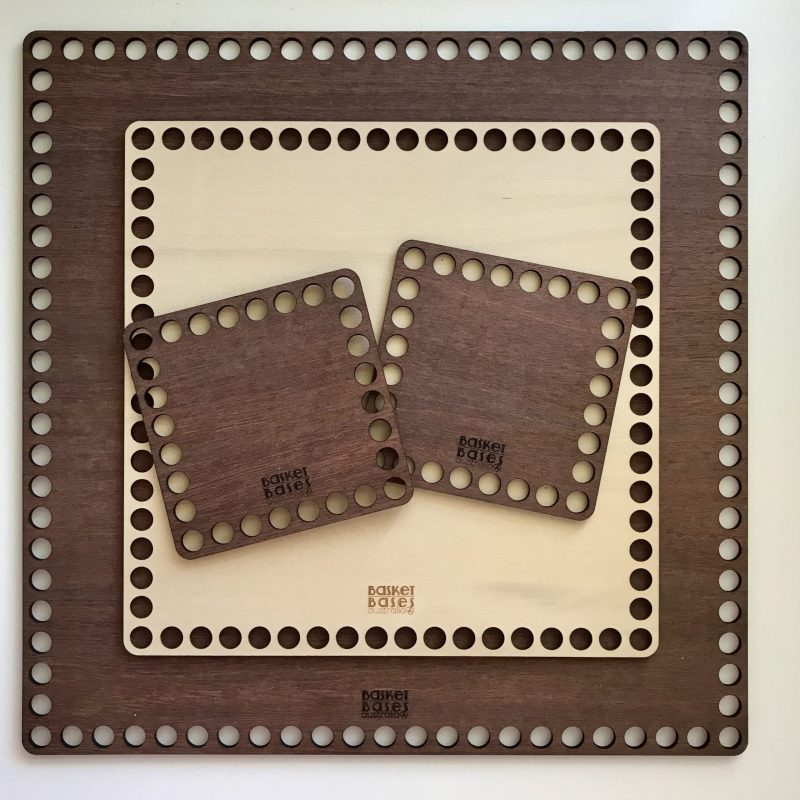 Square Timber Base 10cm