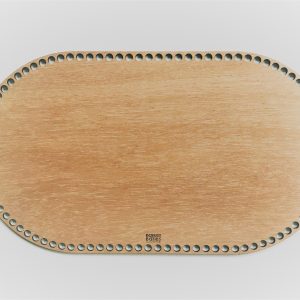 Timber Squoval Base 46cm x 26cm