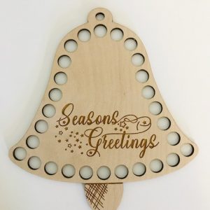 Christmas Bell Decoration (approx. 13cm x 14.5cm)