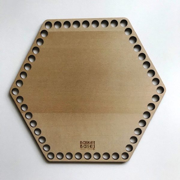 14cm Timber Hexagon Base - Image 4